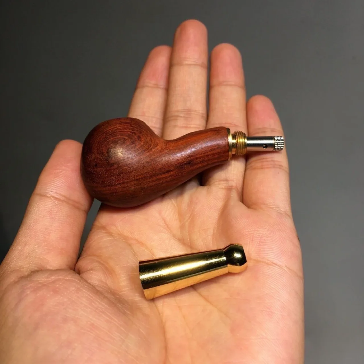 1pc High-End Solid Wood Handmade Old-fashioned Dry Tobacco Pipe for smoking accessories tobacco pipe tobacco smoking accessories smoking pipe handicraft pipe