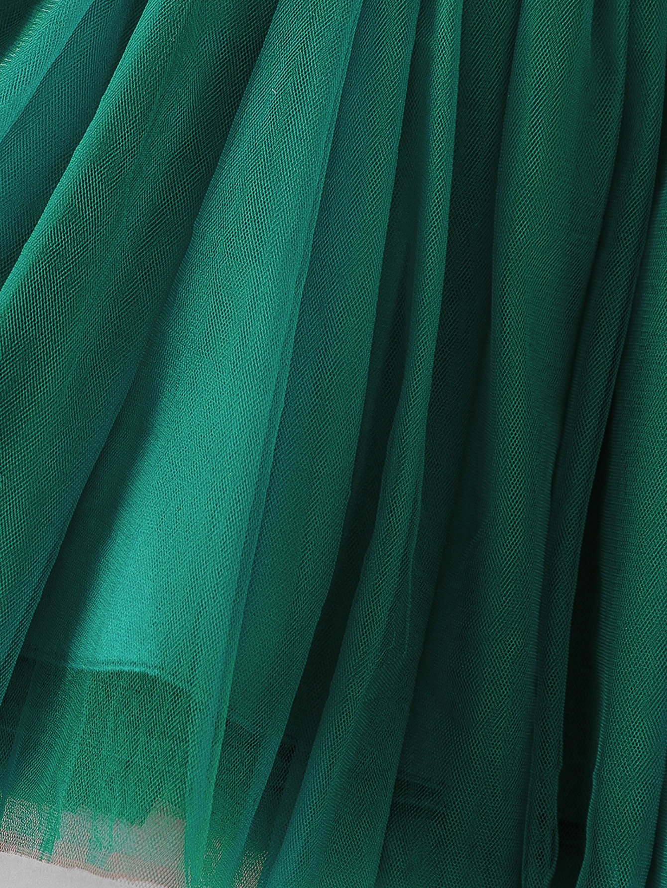 Baby Girl's Dark Green Bow Dress with Veil - Birthday & Party Wear