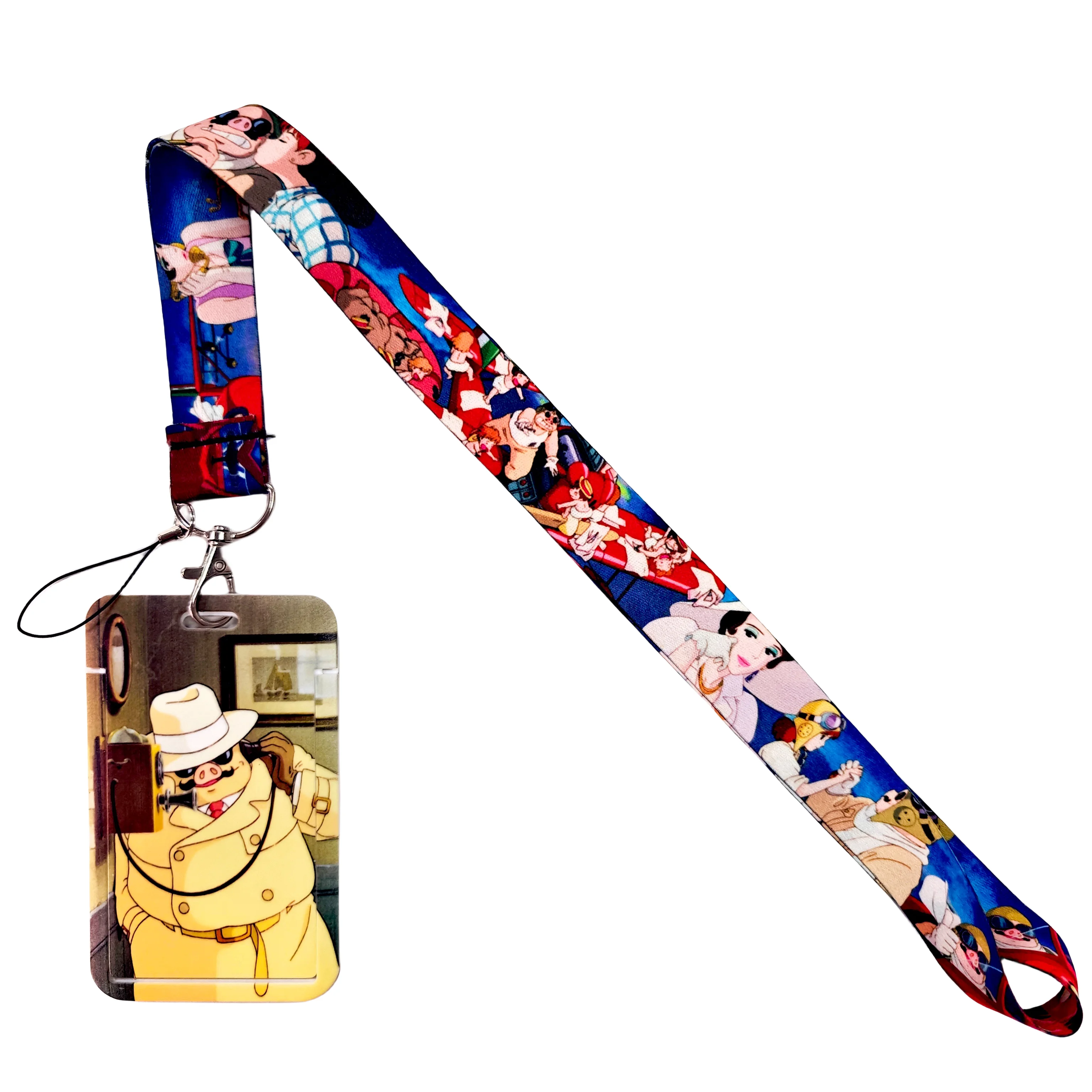 Anime-Inspired Lanyard Neck Strap for ID Cards, Badges, and Key Accessories