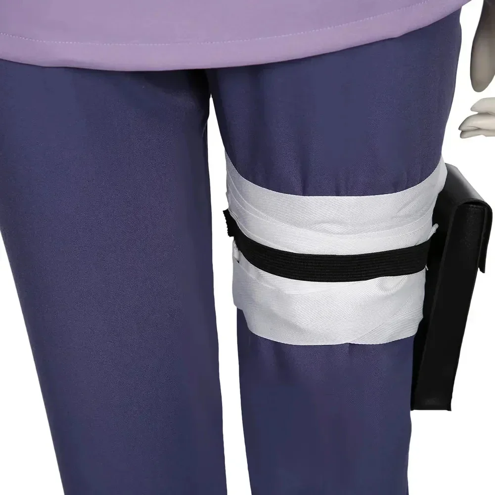Naruto Hinata Hyuga Dark Purple Synthetic Cosplay Wig