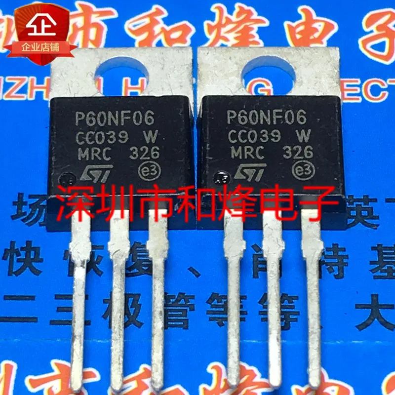

Оригинал 6 шт./партия P60NF06 STP60NF06 TO-220