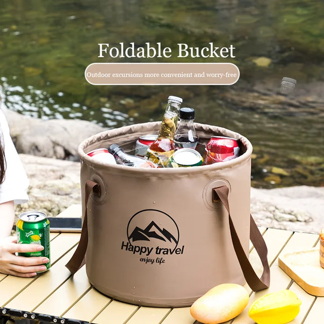 30L Collapsible Bucket, Foldable Water Container Portable Folding Wash Pail  for Beach, Travel, Camping, Fishing, Gardening, Car - AliExpress