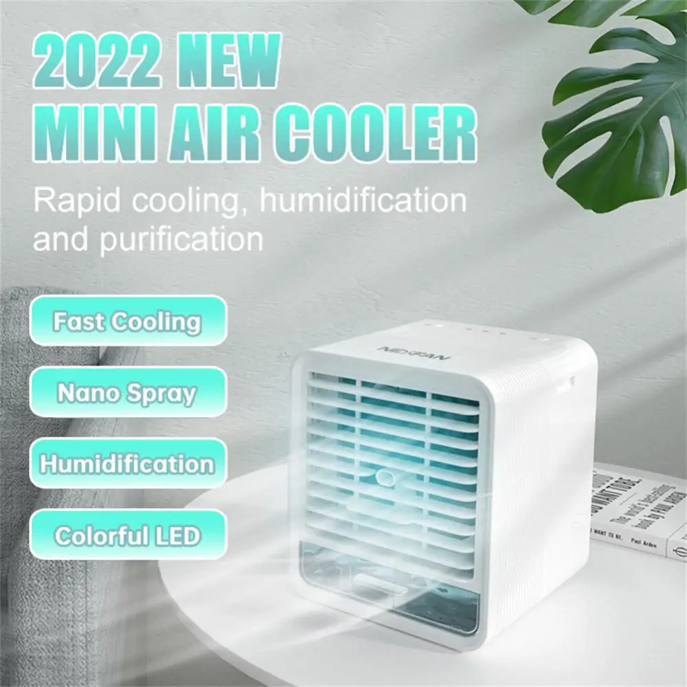 Mini Portable Air Conditioning Fan For Home Office Cold Air Cooling Fan