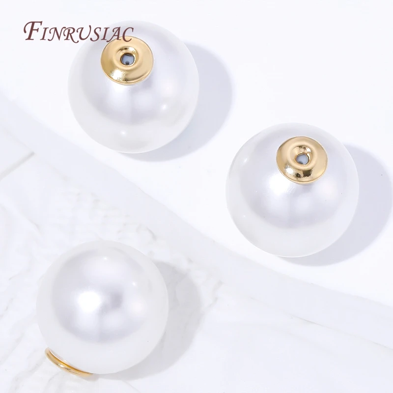 8mm 10mm 12mm 14mm 18K Vergoldete Runde Perlen-Ohrstecker-Verschlüsse, Perlen-Ohrstecker-Rückstücke, Ohrring-Verschlüsse, Ohrring-Muttern, DIY-Zubehör – Detail 13