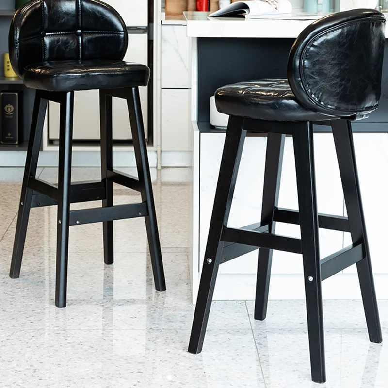 

Stool Wood Living Relaxing Bar Chairs Event Black Modern Designer Bar Chairs Banks Kitchen Chaise De Bar Patio Furniture Fg261