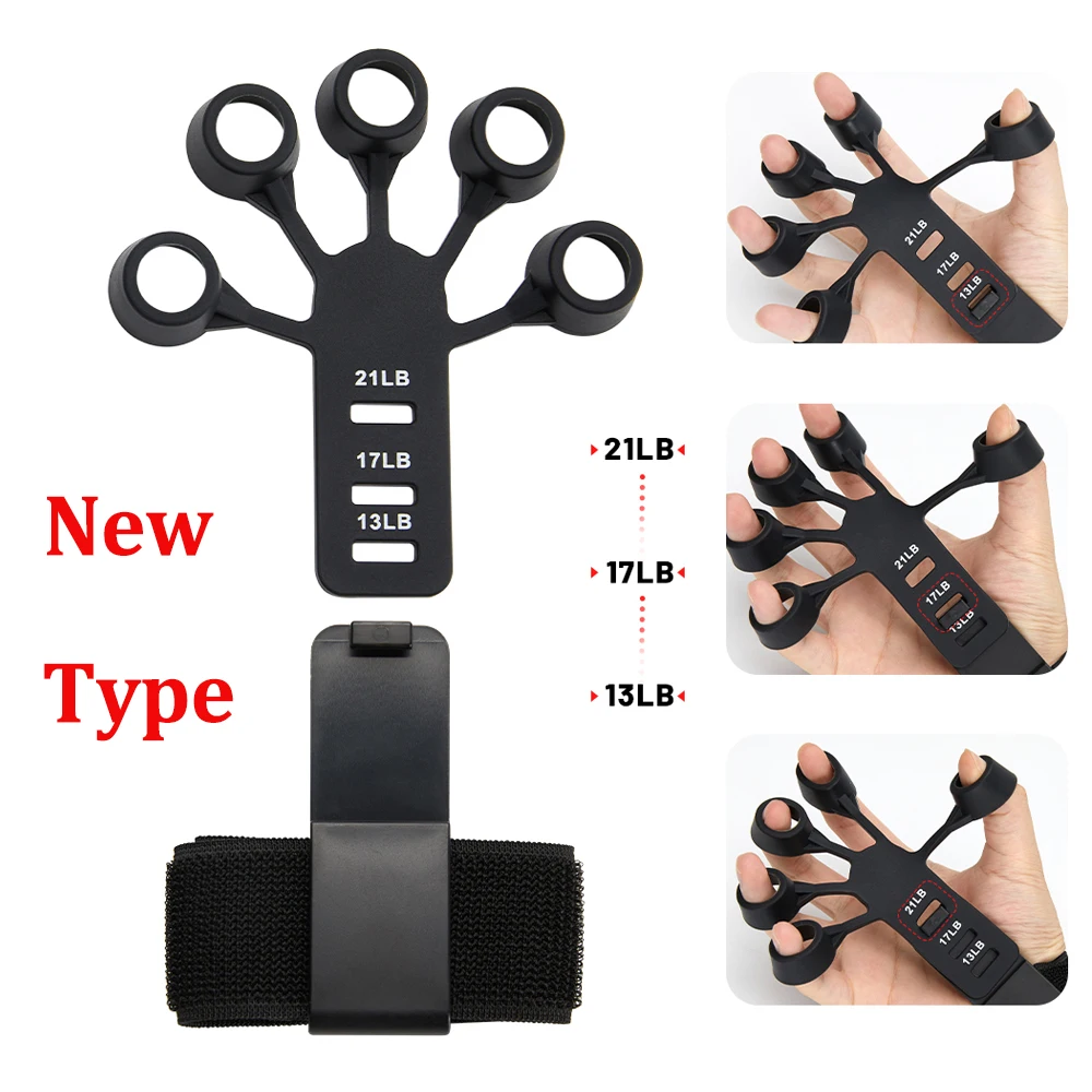 Finger Gripper Finger Exerciser Guitar Finger Exerciser 6 Resistant Levels  Recovery Physical Tools Hand Strengthener For Patient - AliExpress