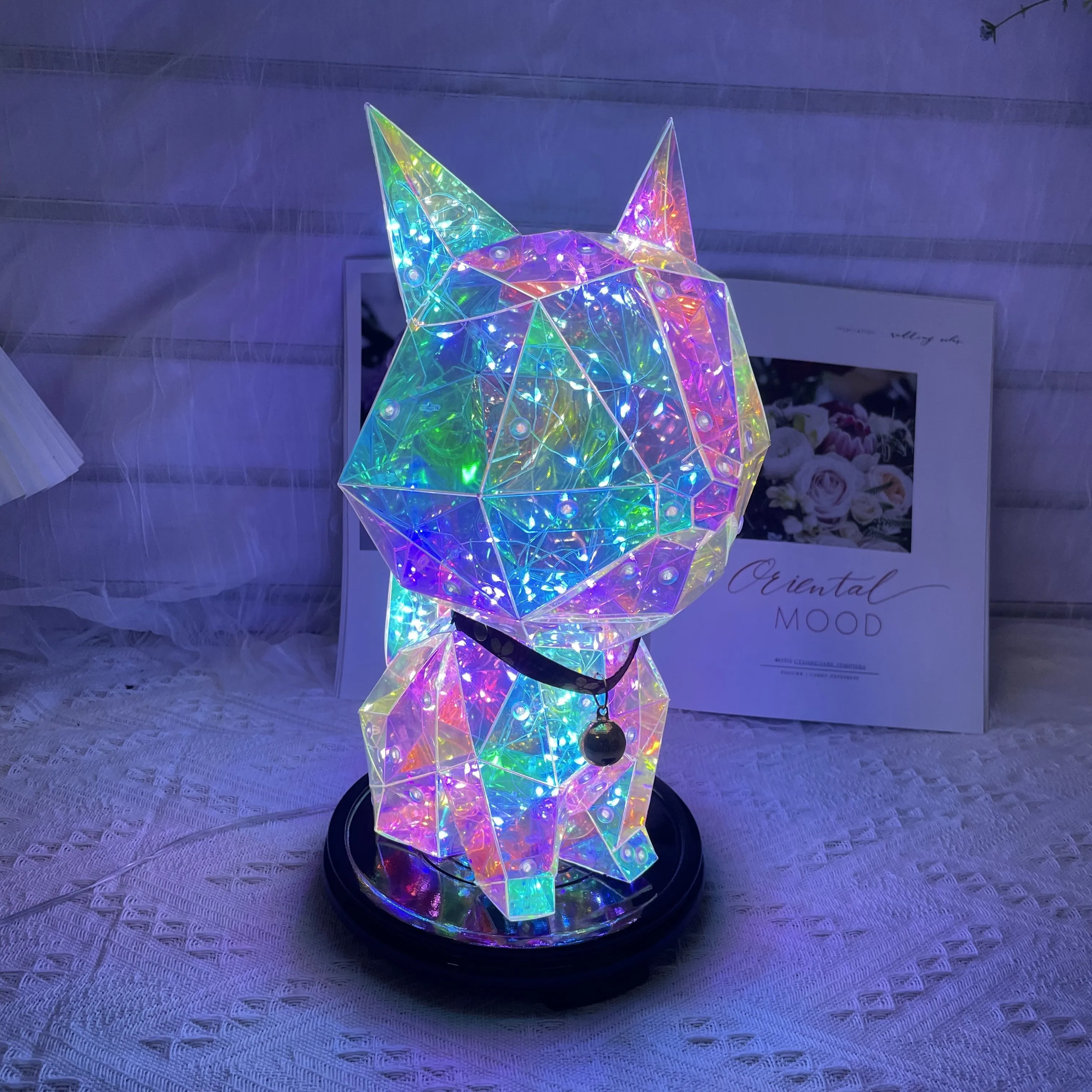 Colorful-and-glowing-wealth-attracting-cat-gifts-for-girls-heartfelt ...