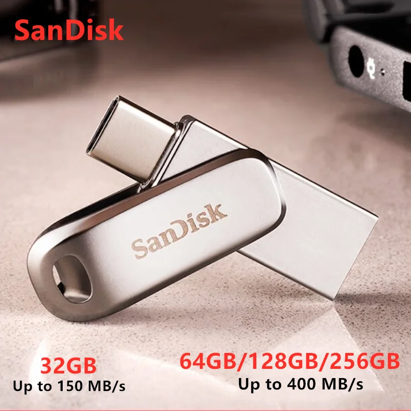 SanDisk flash drive SDDDC4-32GB 64GB 128GB 256GB Ultra Dual Drive Luxe ...
