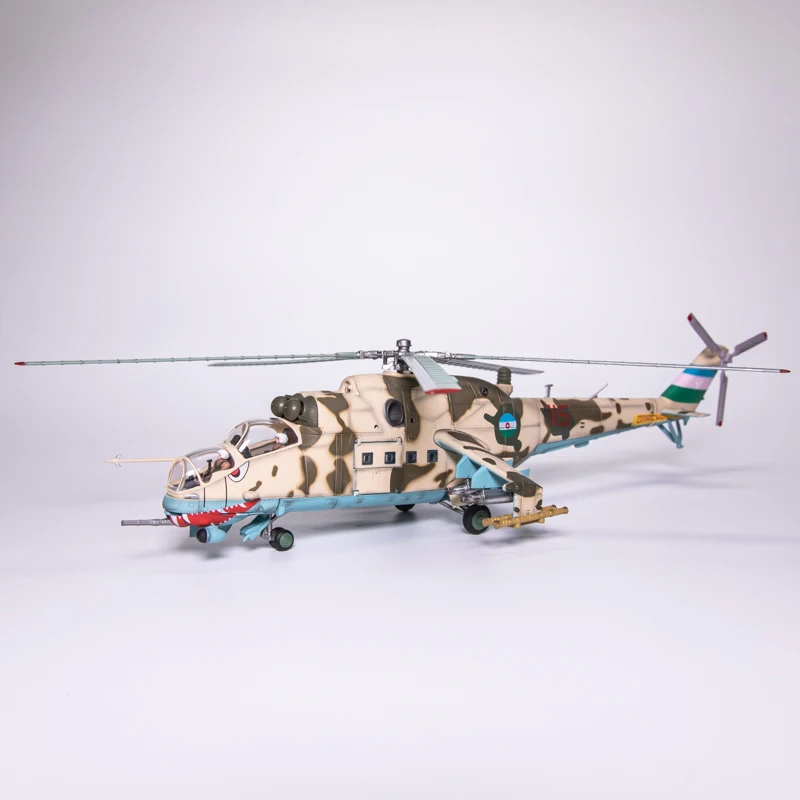 合金ヘリコプターモデル1986,スケール1:72,14005pb,Mi-24,メートル,24