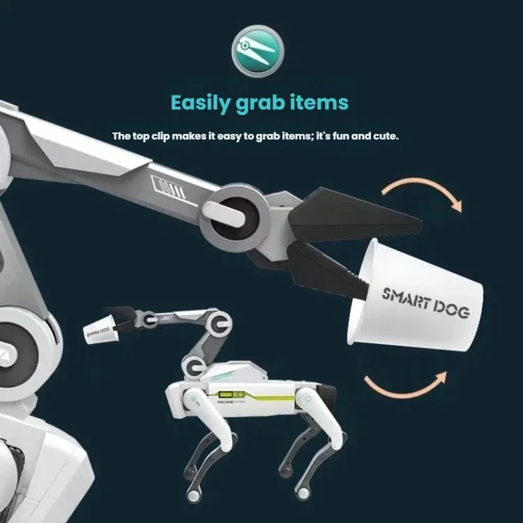 rc robot dog toy side view