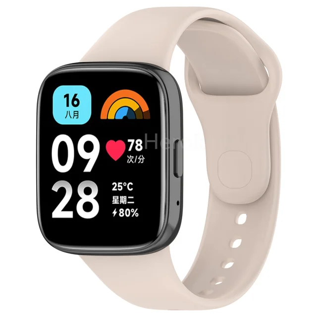 Correa Para Xiaomi Redmi Watch 3 active 3 Lite Silicona Suave Repuesto Para  watch3 Accesorios Inteligentes Activos