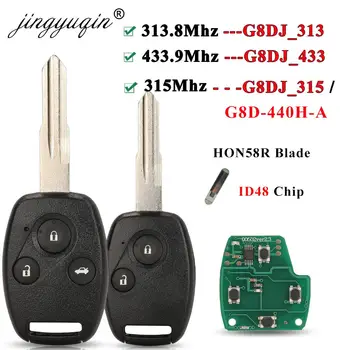 G8D-440H-A ID48 G8DJ_313/315/433 Chip chiave per auto a distanza per Honda CRV Accord Odyssey Civic prima del 2004 313.8/315/433MHz chiavi Fob