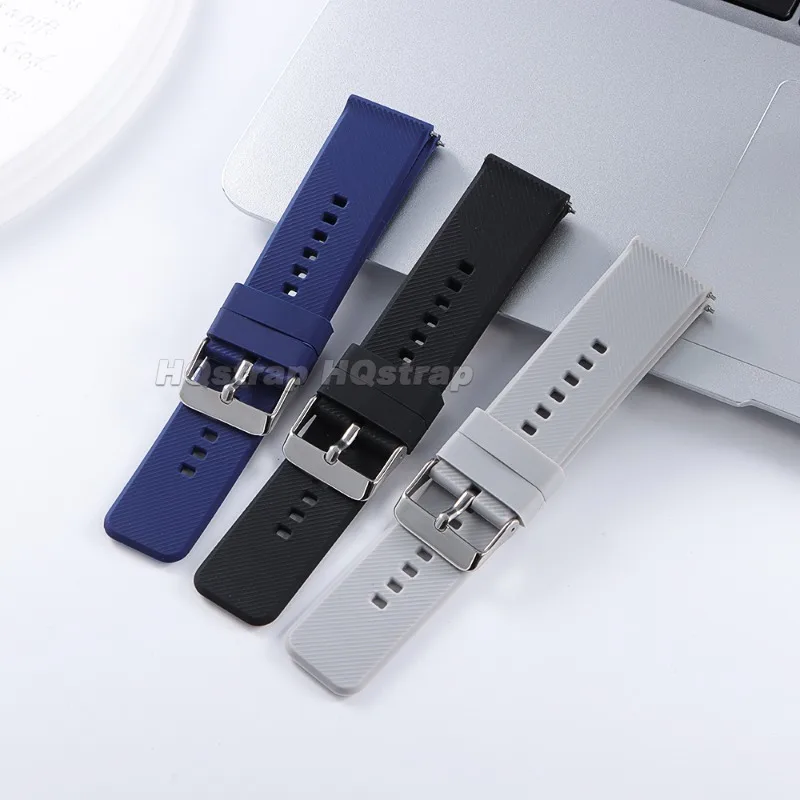 Waterproof Soft Silicone Quick Release Watch Strap – Premium Replacement Band Bracelet