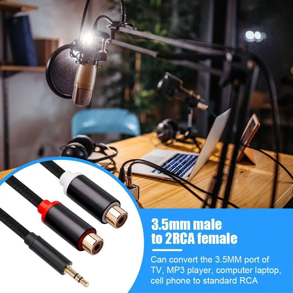 TV Ʈ MP3 º Ŀ ݵ ÷, 0.3 跮 ׷  ̺ Y , -2 RCA  ̺, 3.5mm