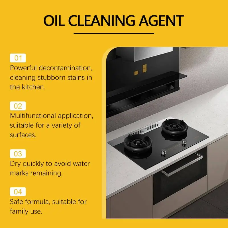 All-Purpose Household Cleaners Safe Kitchen Cleaner Household Cleaners Efficient Oil Stain Cleaner For Pots And Pans Stoves Pot