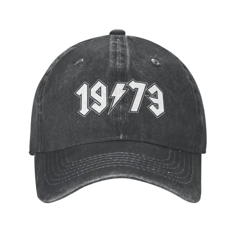 

Classic Cotton 1973 Birth Year Baseball Cap Men Women Custom Adjustable Adult Dad Hat Outdoor