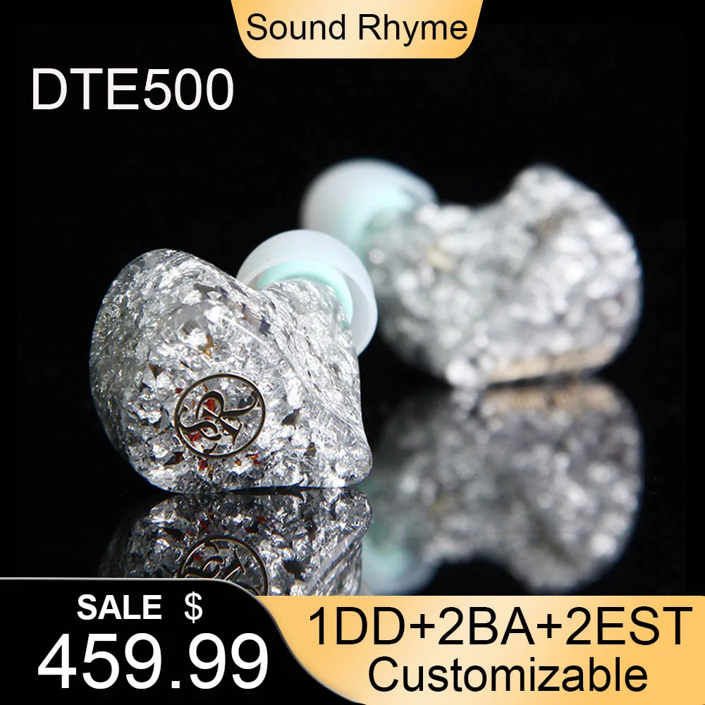 Sound Rhyme DTE500 In-Ear HIFI Earphones 1DD+2BA+2EST Stage