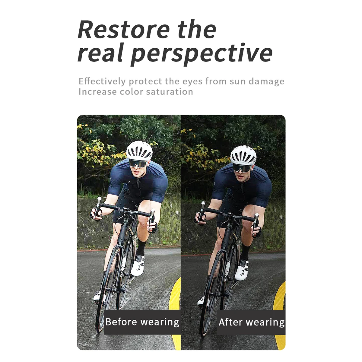 Photochromic Outdoor Sports Sunglasses