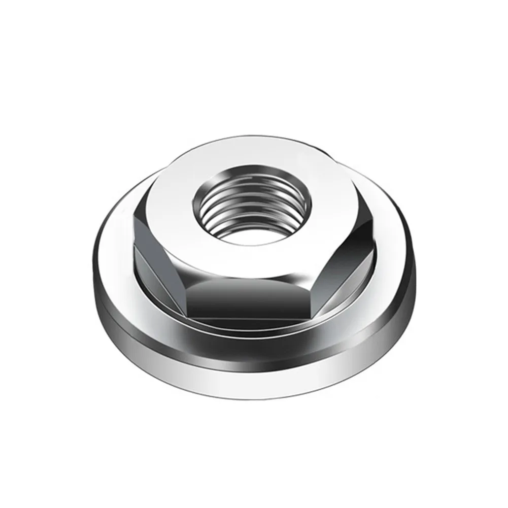 1Pc M14 Hexagon Flange Nut For Angle Grinder Disc Quick Change Locking