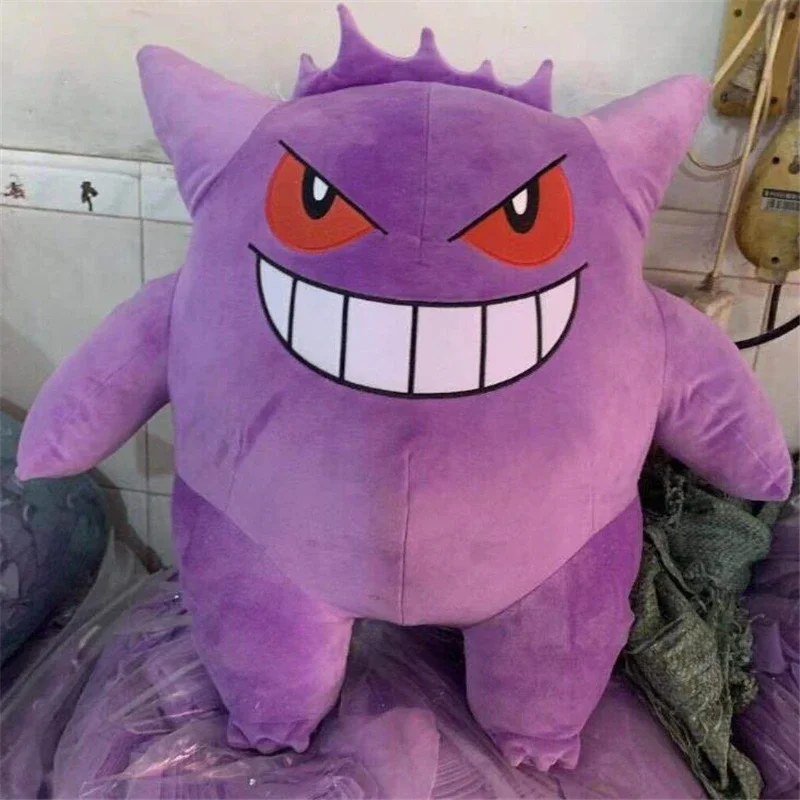 55Cm Di Grandi Dimensioni Pokemon Mega Gengar Morbido Peluche Cartoon Anime Bambole Di Peluche Per Bambini Bambini Regali Di Natale
