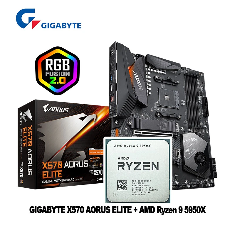 Ryzen9 5950X X570マザーボード メモリ64GB セット-