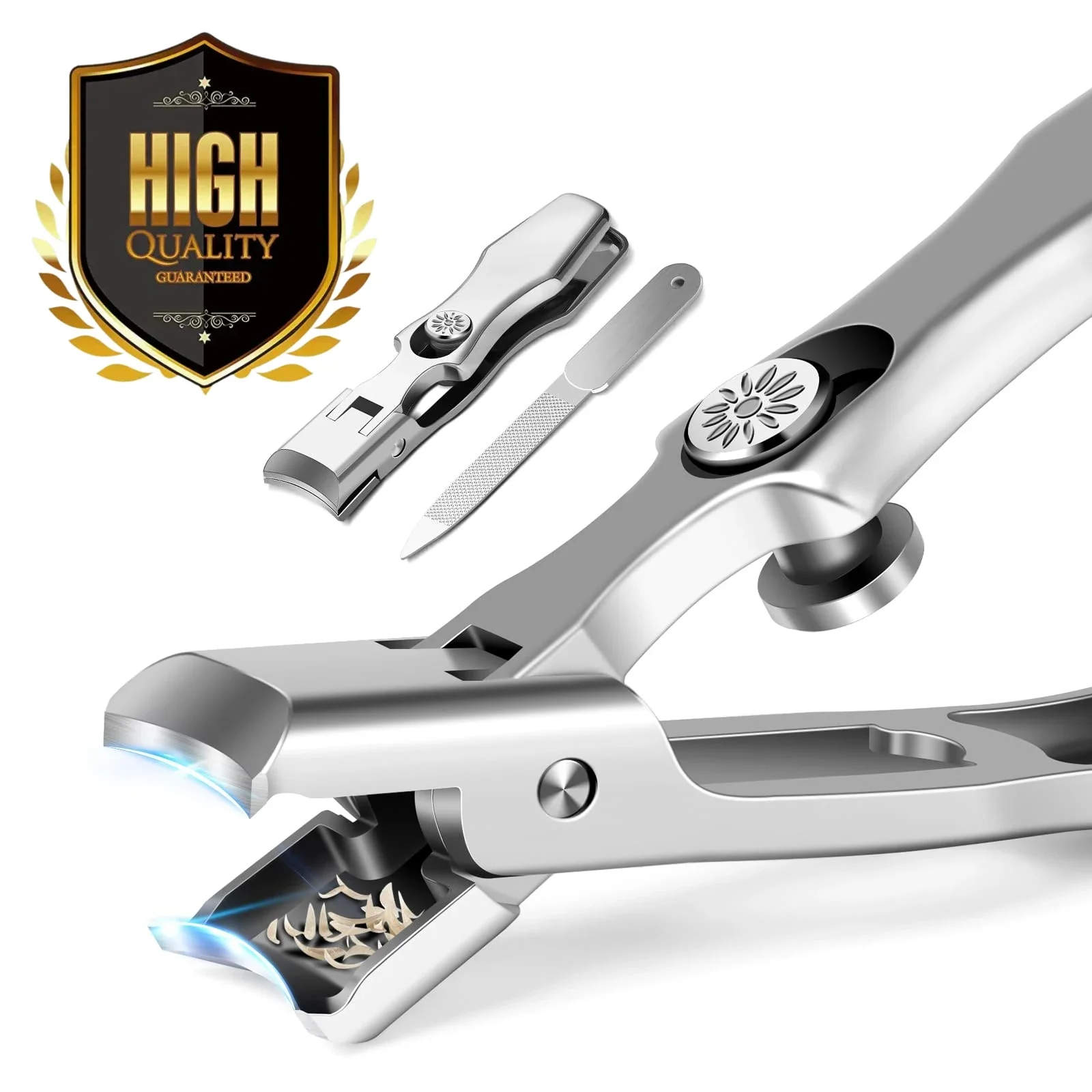 Nail clippers for thick nails heavy duty wide mouth professional