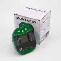 Digital Display Buzzing Socket Tester Voltage RCD Test Smart Detector Ground Zero Line Polarity Phase Check EU US UK Plug MS5902 1