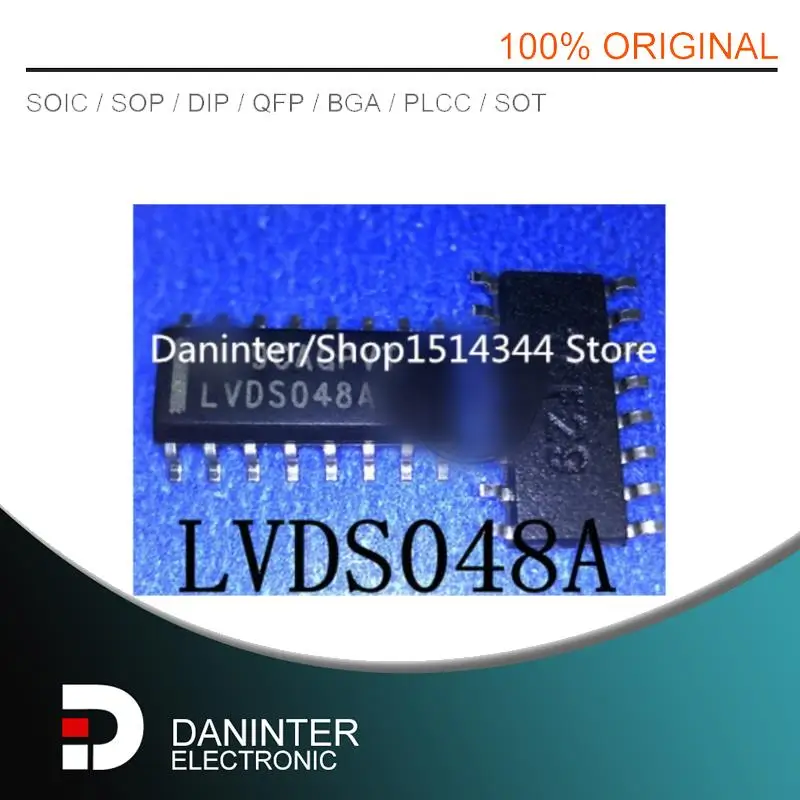 

SN65LVDS048A LVDS048A sn65lvds048ader SOP16 5 шт./лот
