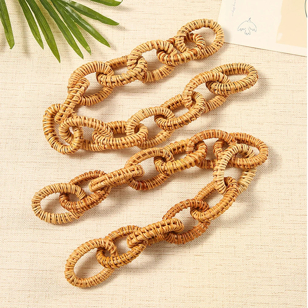 

Rustic Rattan Woven Home Decor Rattan Link Chain Rattan Woven Chain Link Decor Chain Decor,Rattan Chain Rattan Chain Link Decor