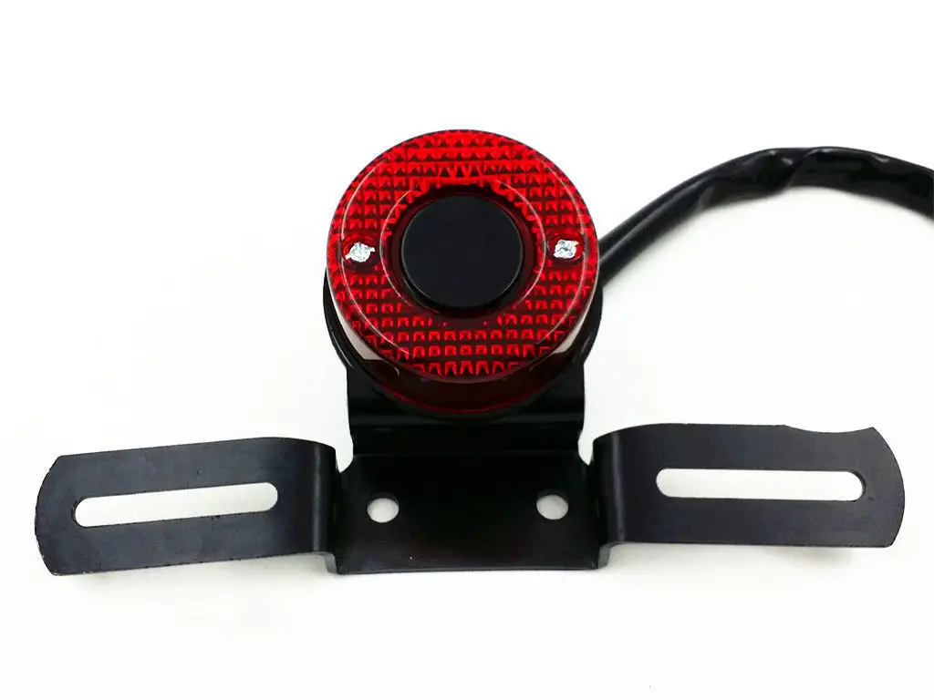 

Красный и черный задний стоп-сигнал для мотоцикла Harley Honda Kawasaki Suzuki Yamaha