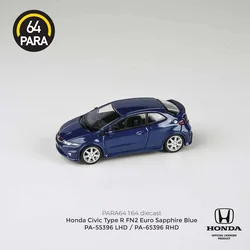 Para64 1:64 2007 honda civic fn2 Collection of die cast alloy trolley model presents