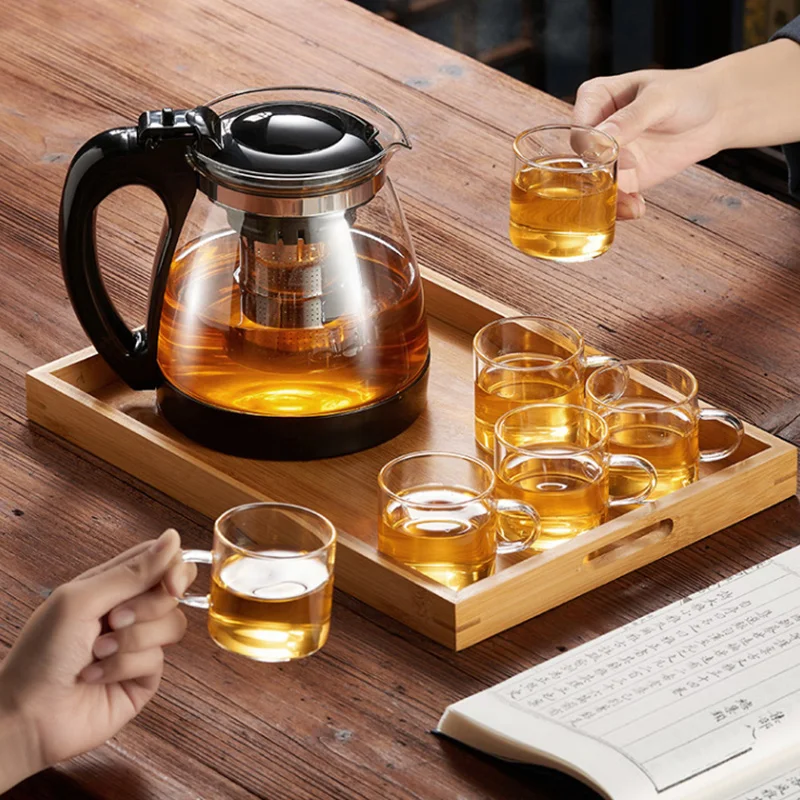 Tea Infuser, Heat Resistant Glass Teapot With Strainer Filter Infuser Tea  Pot 350Ml Loose Tea Steeper 