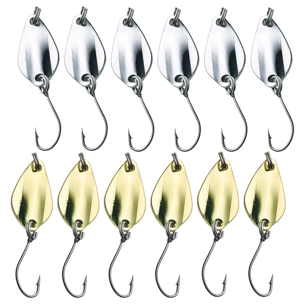 

16 Pcs Sequin Bait Hook Convenient Fishing Tool Sinking Hooks for Sea Salt Water Lures Brine Fresh Metal Artificial Fake Baits