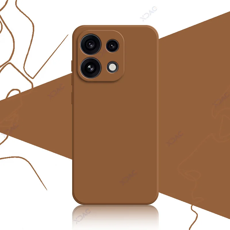 Square Liquid Silicone Shockproof Anti-Scratch Phone Case