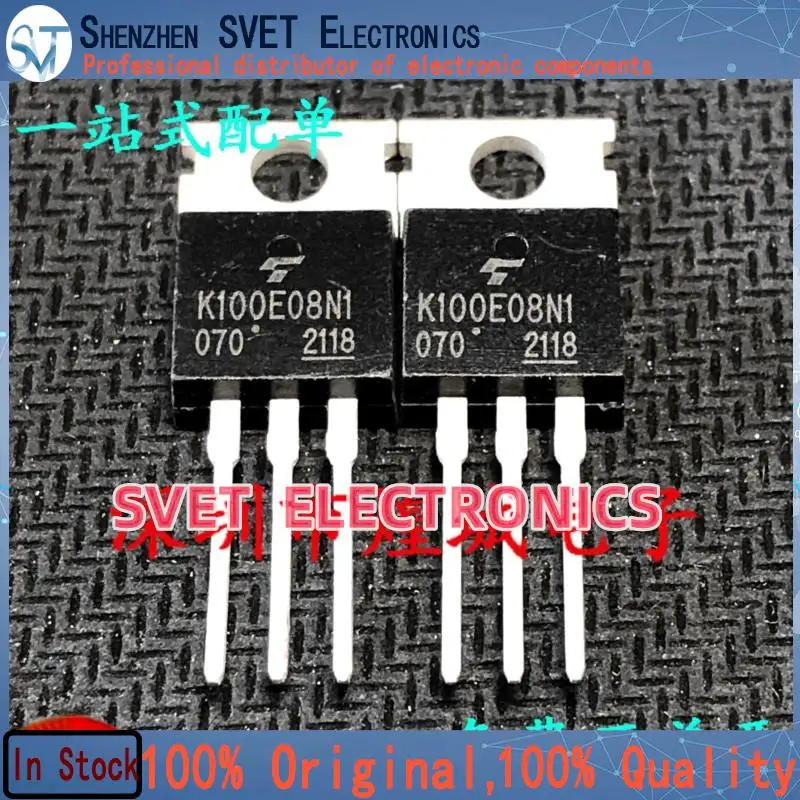 TK100E08N1 K100E08N1 TO-220 80V 100A 10PCS-50PCS original in stock ping