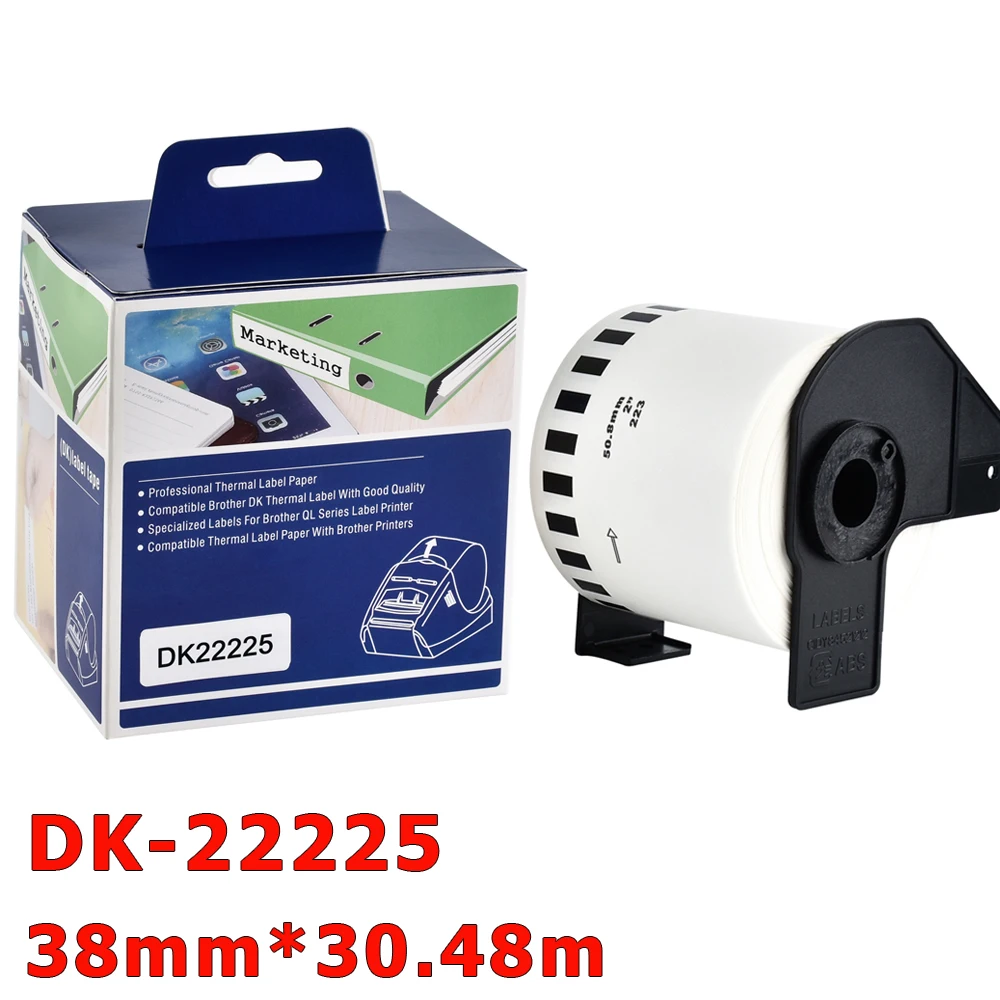Vhbw CD/DVD-Etiketten Aufkleber Rolle Kompatibel Mit Brother P-Touch QL