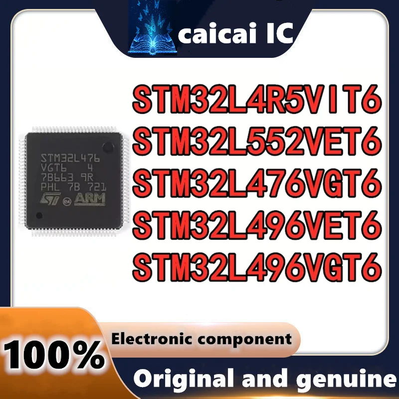 

STM32L476VGT6 STM32L496VET6 STM32L496VGT6 STM32L4R5VIT6 STM32L552VET6 STM32L STM32 STM IC MCU новый оригинальный стандарт LQFP100