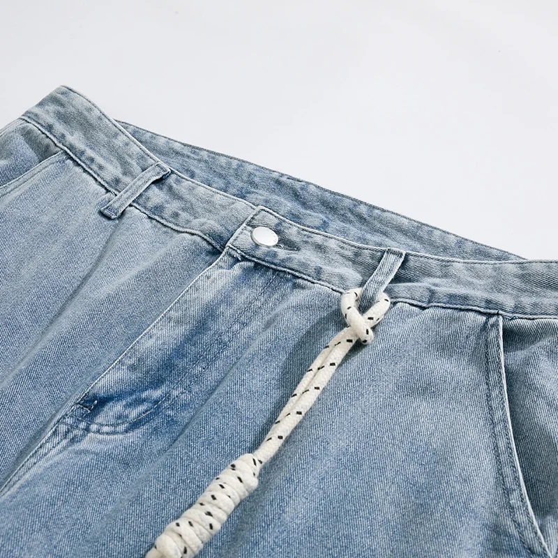 Men's Denim Shorts Cargo Pants 2023 Summer Casual Baggy Shorts Men Harajuku Joggers Men Fashion Streetwear Trendy Brand Style