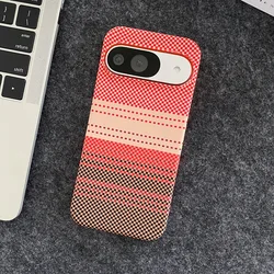 Sunset Colors Carbon Fiber Magnetic Case - Google Pixel 8 Pro (Sunset Orange)