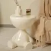 Side Table Flat Head Bedside Table Household Sofa Side Rack Bedroom Balcony Movable Mini Table Small Apartment Movable Tea Table 6