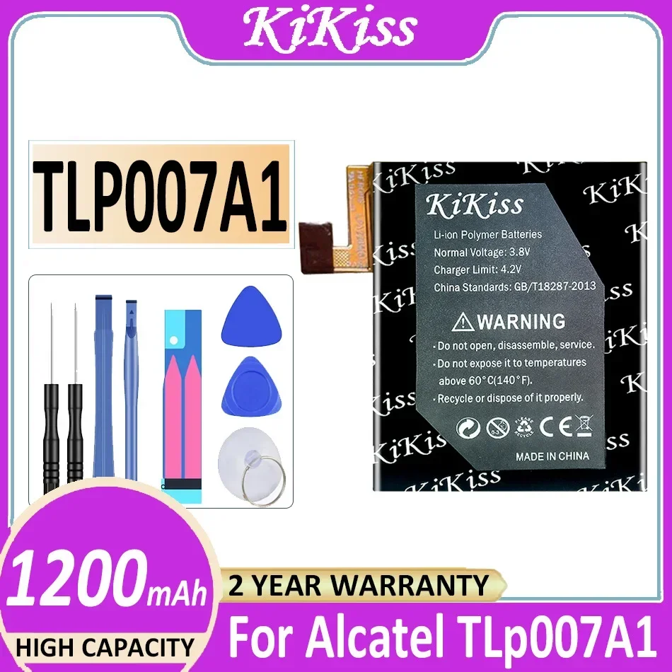 

KiKiss Powerful Battery 1200mAh for Alcatel TLp007A1 Bateria