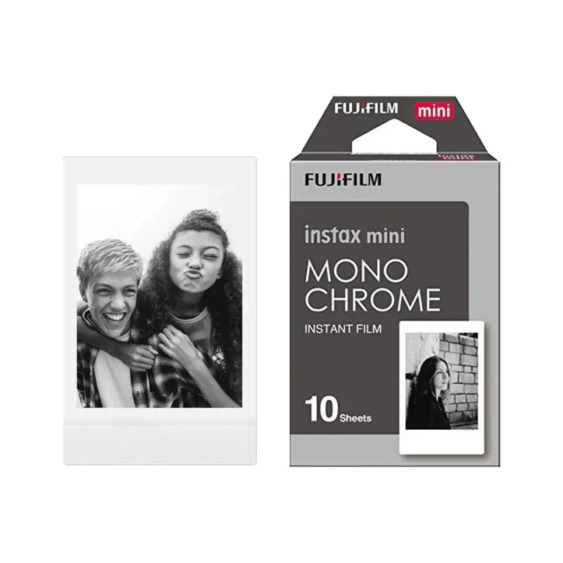 Fuji Instax Monochrome Black and White Fujifilm Films 10-100 Sheets for Mini 8 9 Instant Mini 12 11 7s 25 Camera Photo Paper