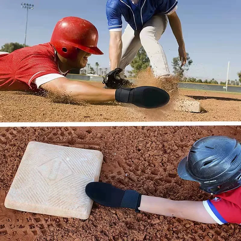 Outdoor Sports Baseball Sliding Gloves Left Right Hand Universal Baseball Softball Fingerless Sliding Glove Protectors