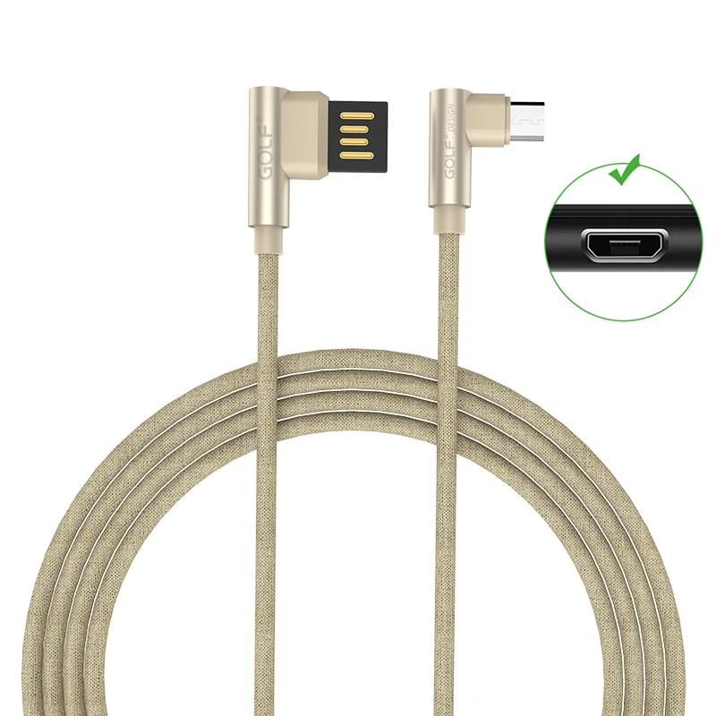 삼성 S7 엣지, 레드미 9A 10A 12C, 오포 R11 R15용 마이크로 USB 더블 90도 엘보우 케이블, 고속 충전 게임용 브레이디드 케이블 1m