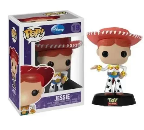 NEW FUNKO POP Disney 100 Toy Story Jessi #19 Woody on Luxo Ball #22 Bo Peep #517 Kevin #758 PVC Vinyl Figures for Christmas Toys