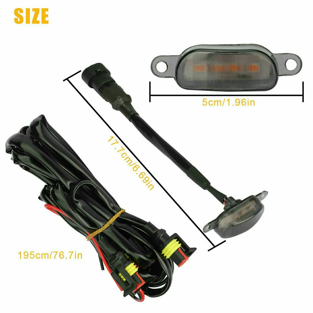 4Pcs For Jeep Grand Cherokee 2003-Front Grille LED Lights Raptor Style Grill DIY Lights