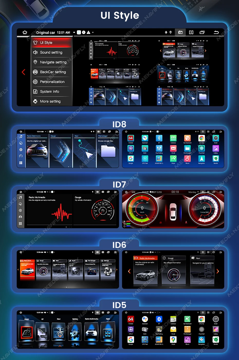 MEKEDE 12 + 512G Drahtlose Carplay Android 14 Auto Auto Radio Für BMW X1 E84 2009-2015 CIC iDrive Stereo GPS Multimedia Player DSP – Detail 16