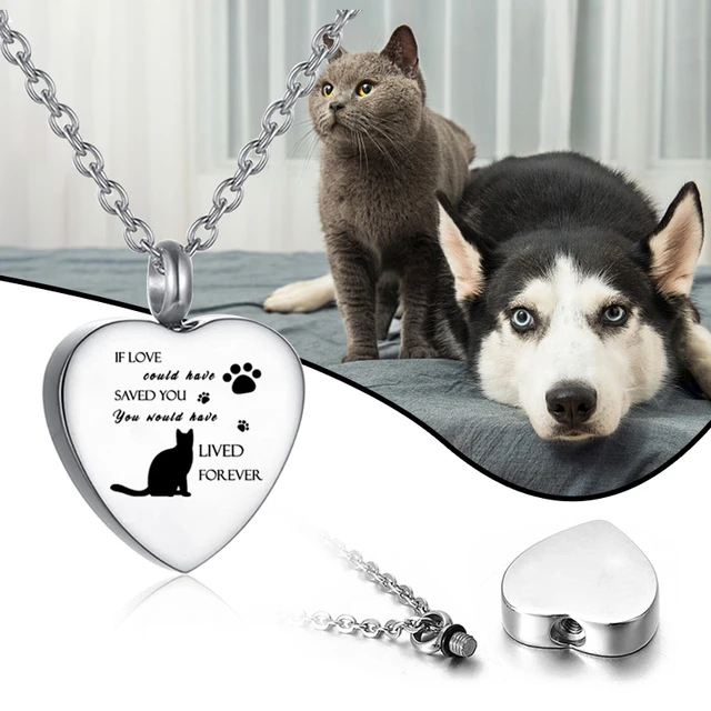 Buy Pet Urns For Dogs/Cats - Pet Urn - Pet Ashes Necklace - Paw Print Urn  Necklace with Mini Keepsake Urn Memorial Ash Jewelry at Amazon.in