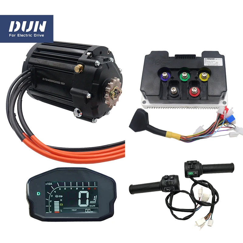 

Средний приводной двигатель QS 138 90H 4000W V3 с контроллером Fardriver 72V BLDC ND72530 и экраном DKD T08 дроссельная заслонка для электровелосипеда ATV