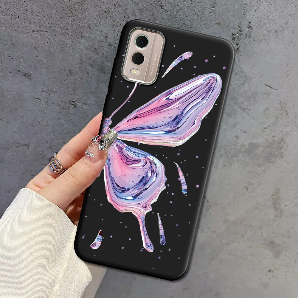 Elegant Floral Soft Silicone Cartoon TPU Phone Case - Luxury Back Cover s